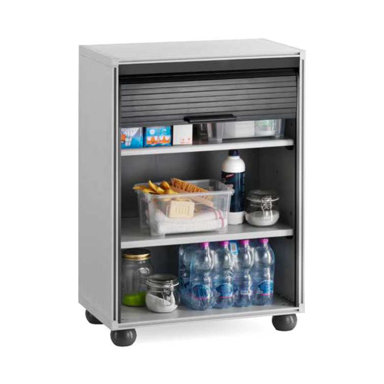 Inbox Zero Modular Resin Modular Cupboard With Rolling Door And Shelves Wayfair.co.uk